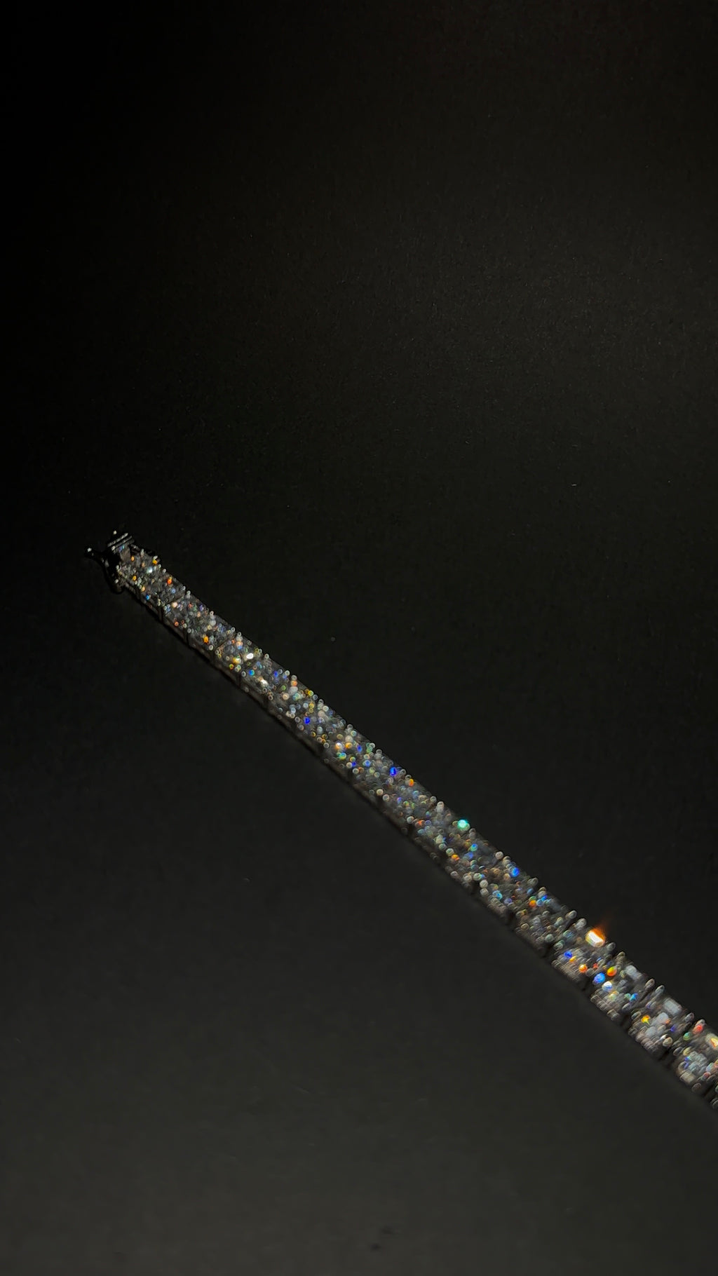 Square Cut Tennis Bracelet 6MM 7.5 Inch