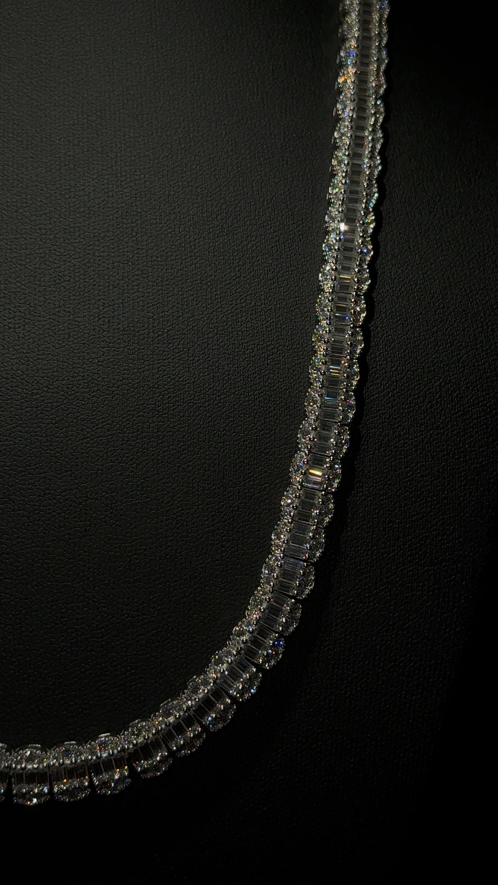 Baguette Chain 8MM 22 Inch