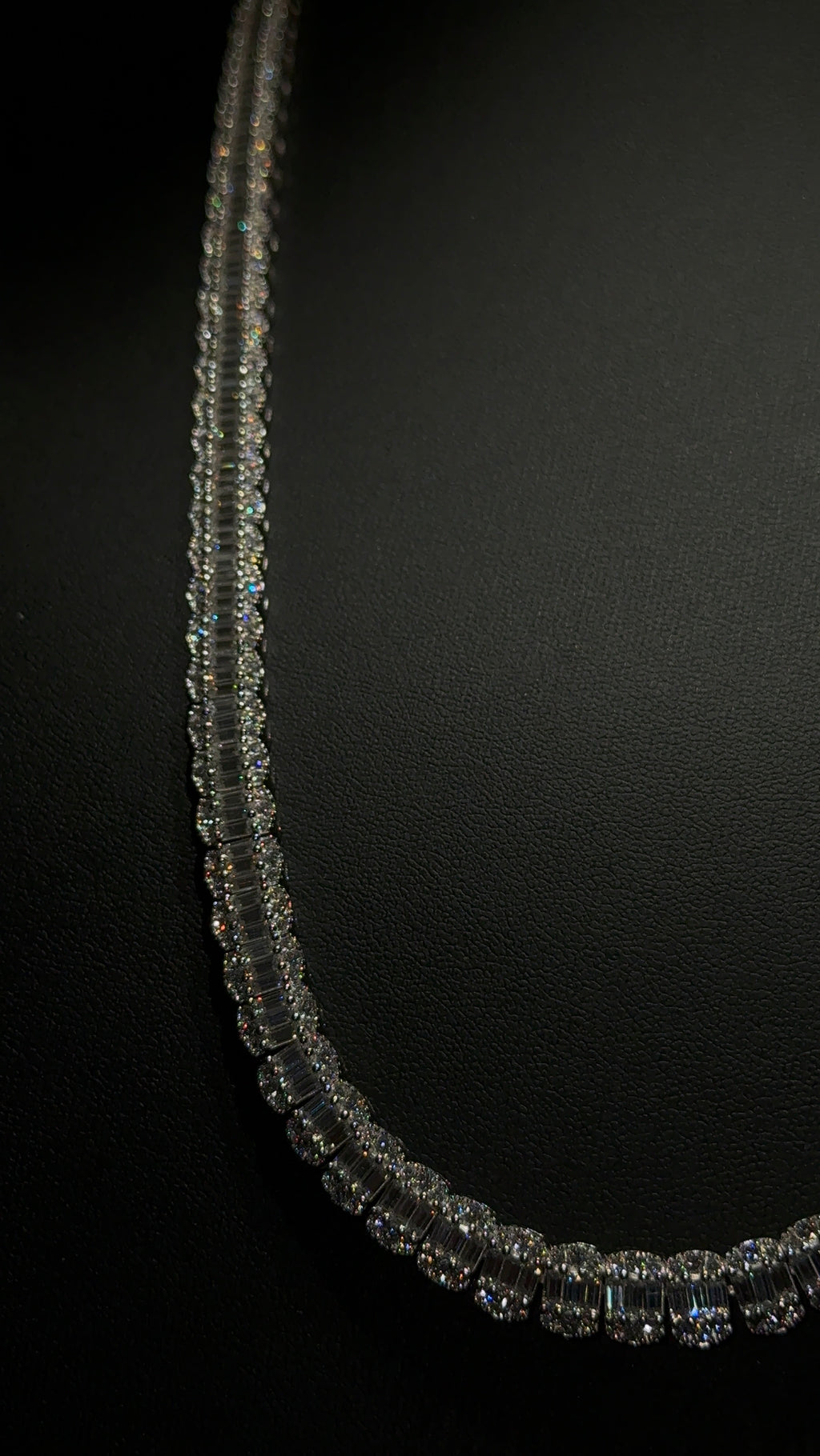 Baguette Chain 8MM 22 Inch