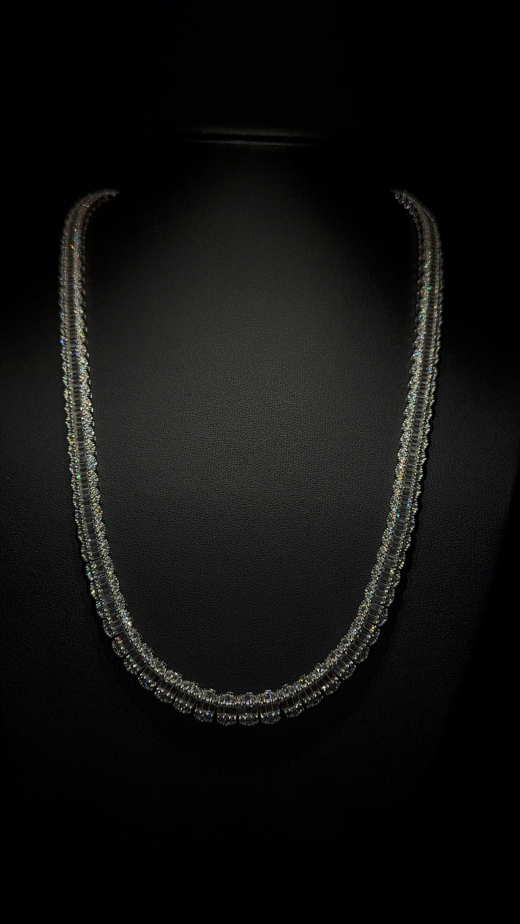 Baguette Chain 8MM 22 Inch