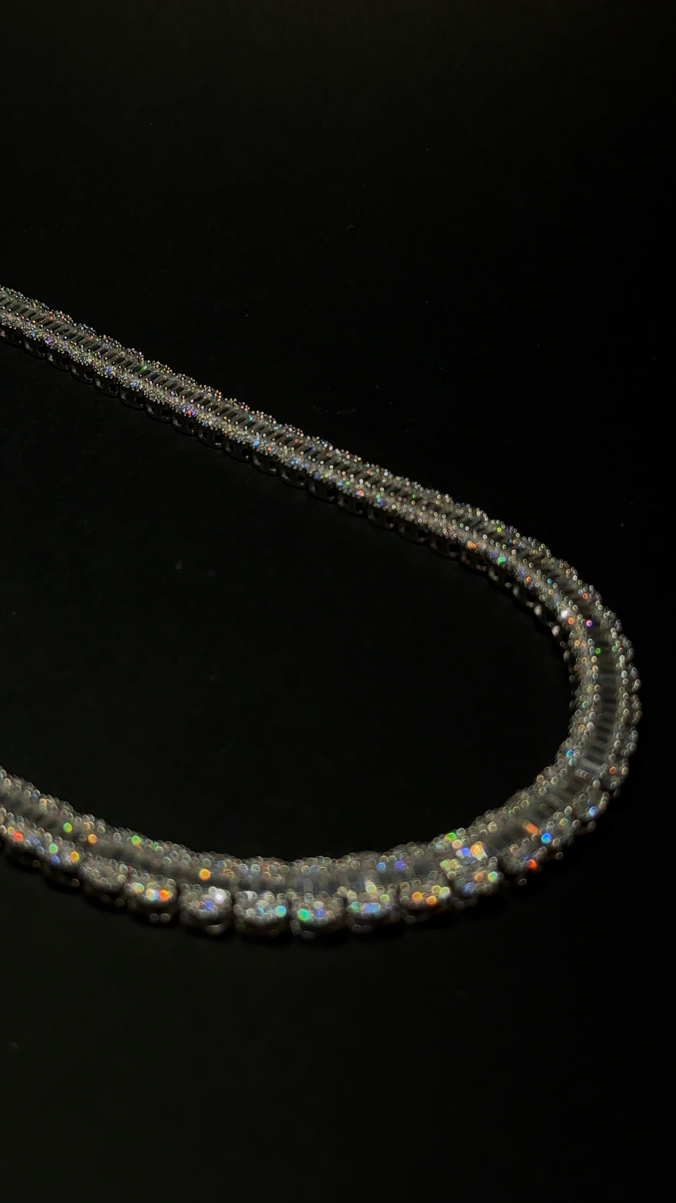 Baguette Chain 8MM 22 Inch