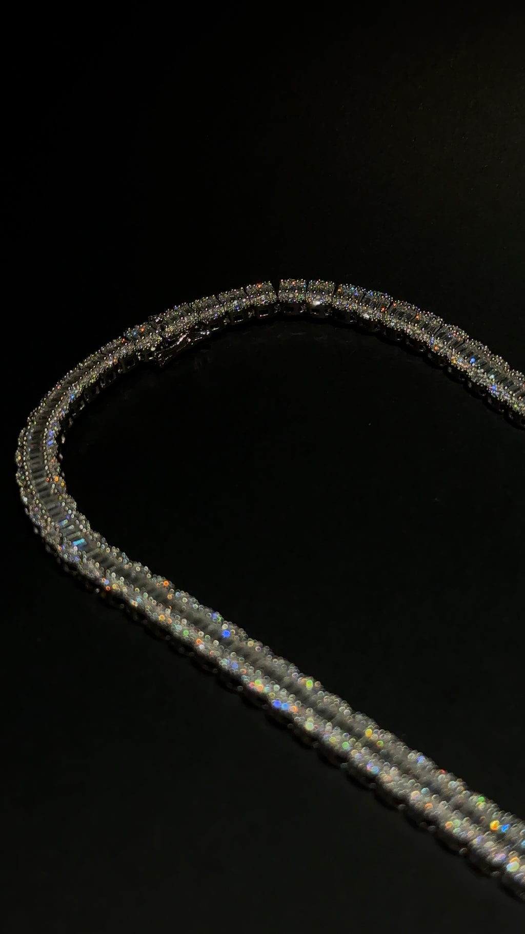 Baguette Chain 8MM 22 Inch