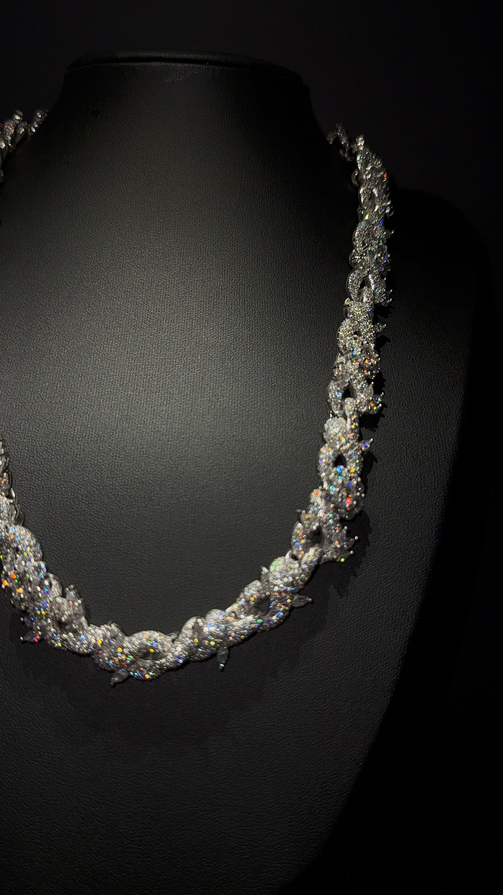 Infinity Flower Link Chain 15MM 22 Inch