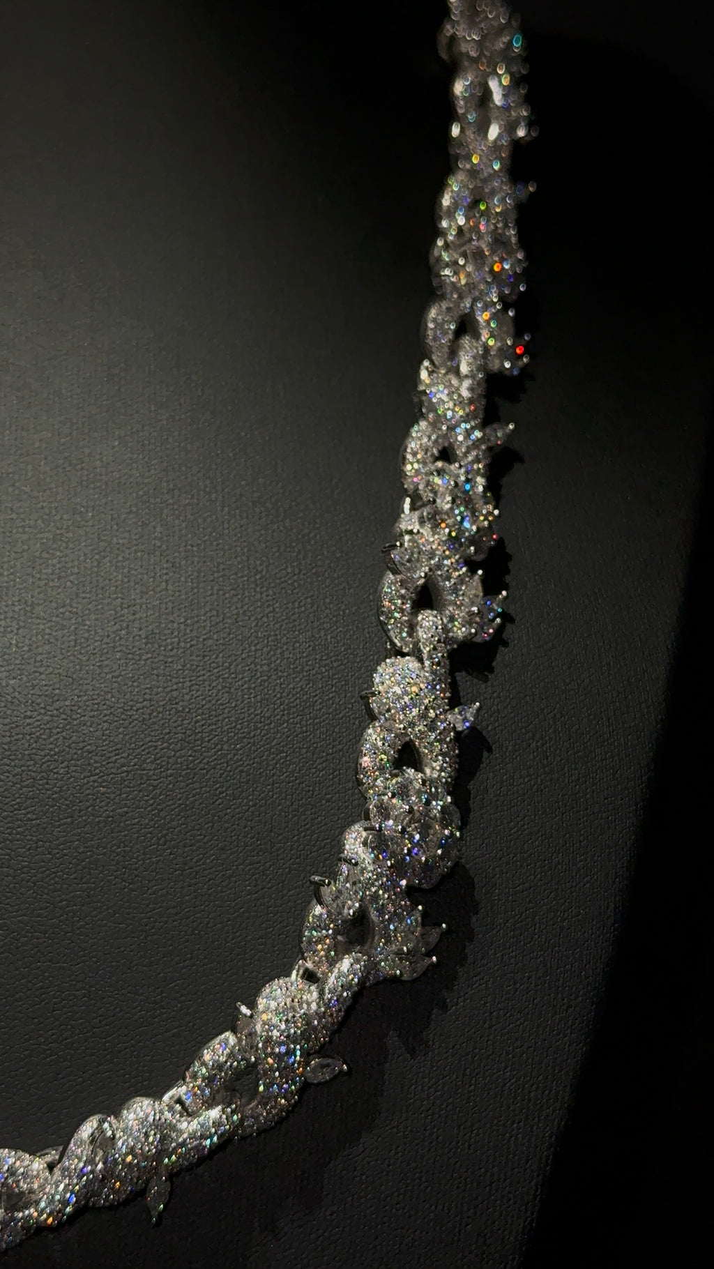 Infinity Flower Link Chain 15MM 22 Inch