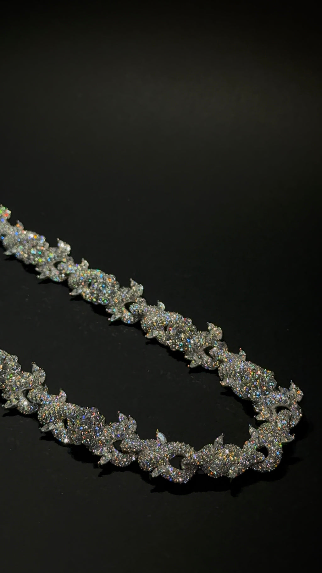 Infinity Flower Link Chain 15MM 22 Inch