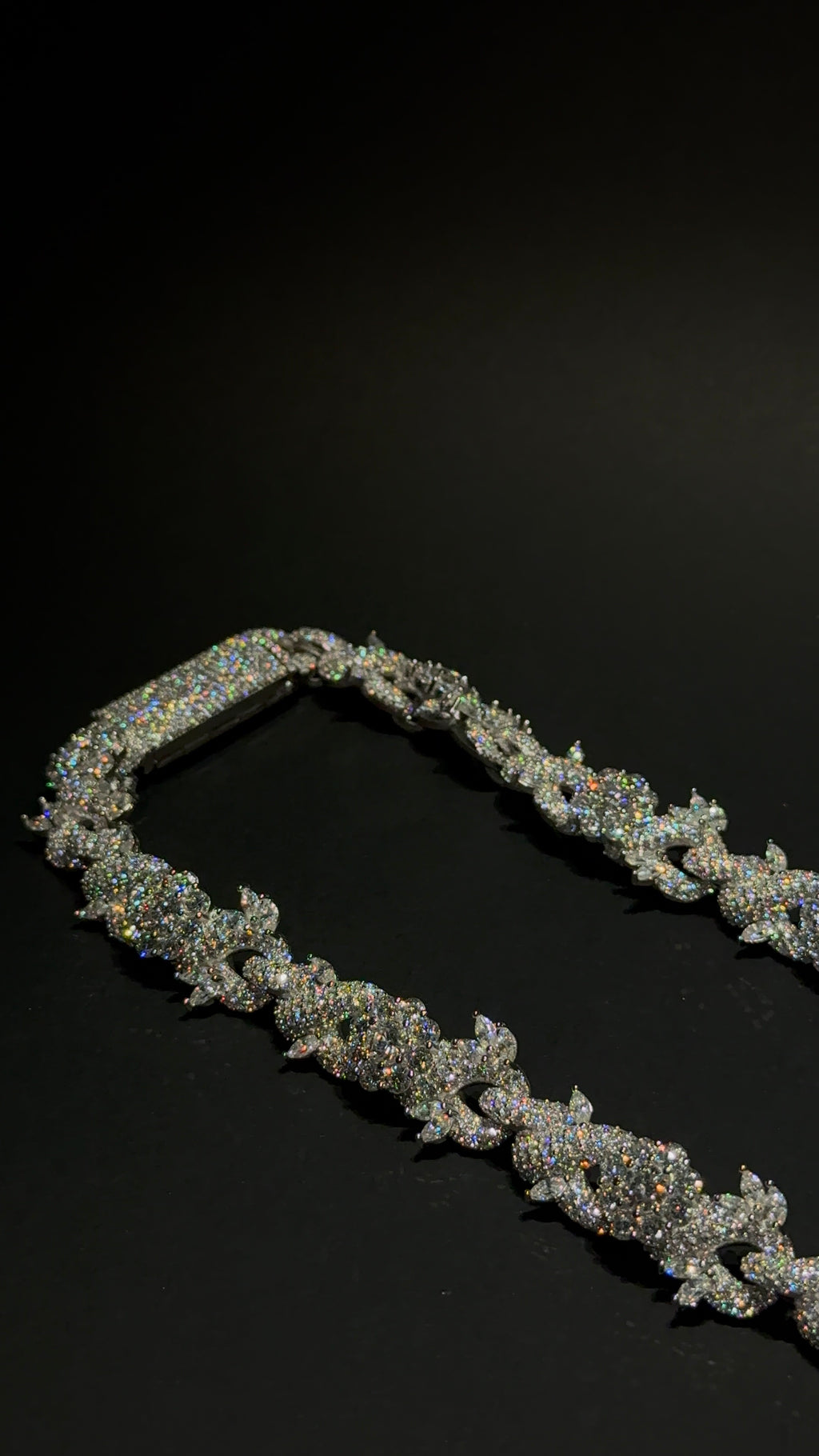 Infinity Flower Link Chain 15MM 22 Inch