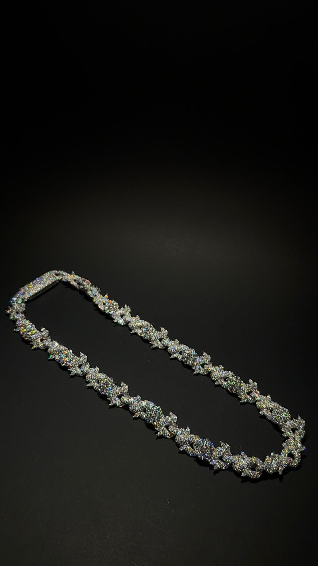 Infinity Flower Link Chain 15MM 22 Inch