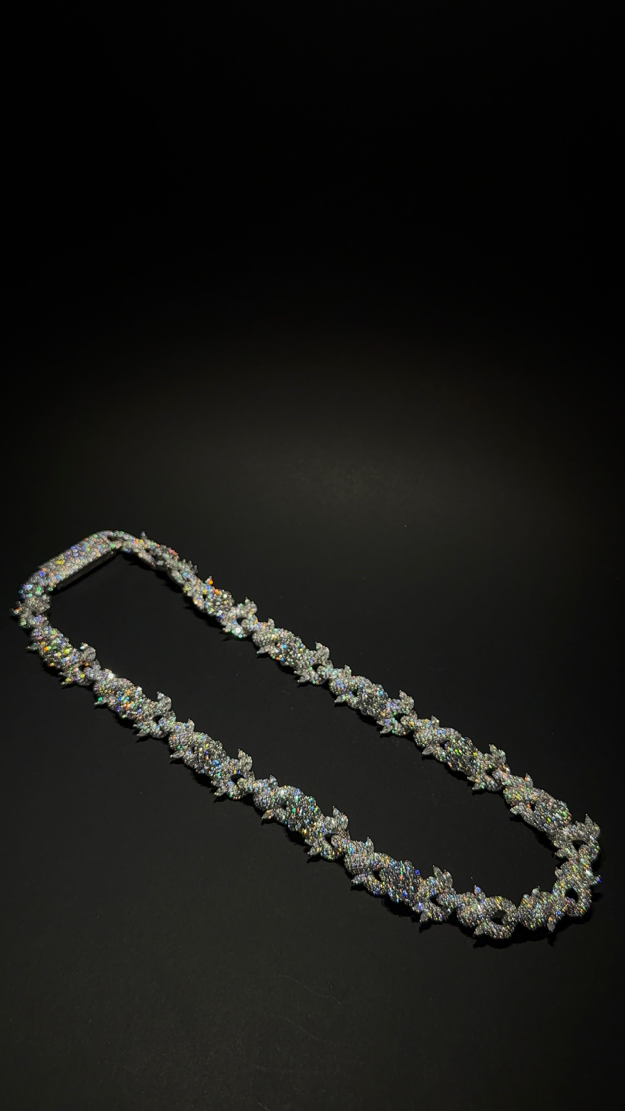 Infinity Flower Link Chain 15MM 22 Inch