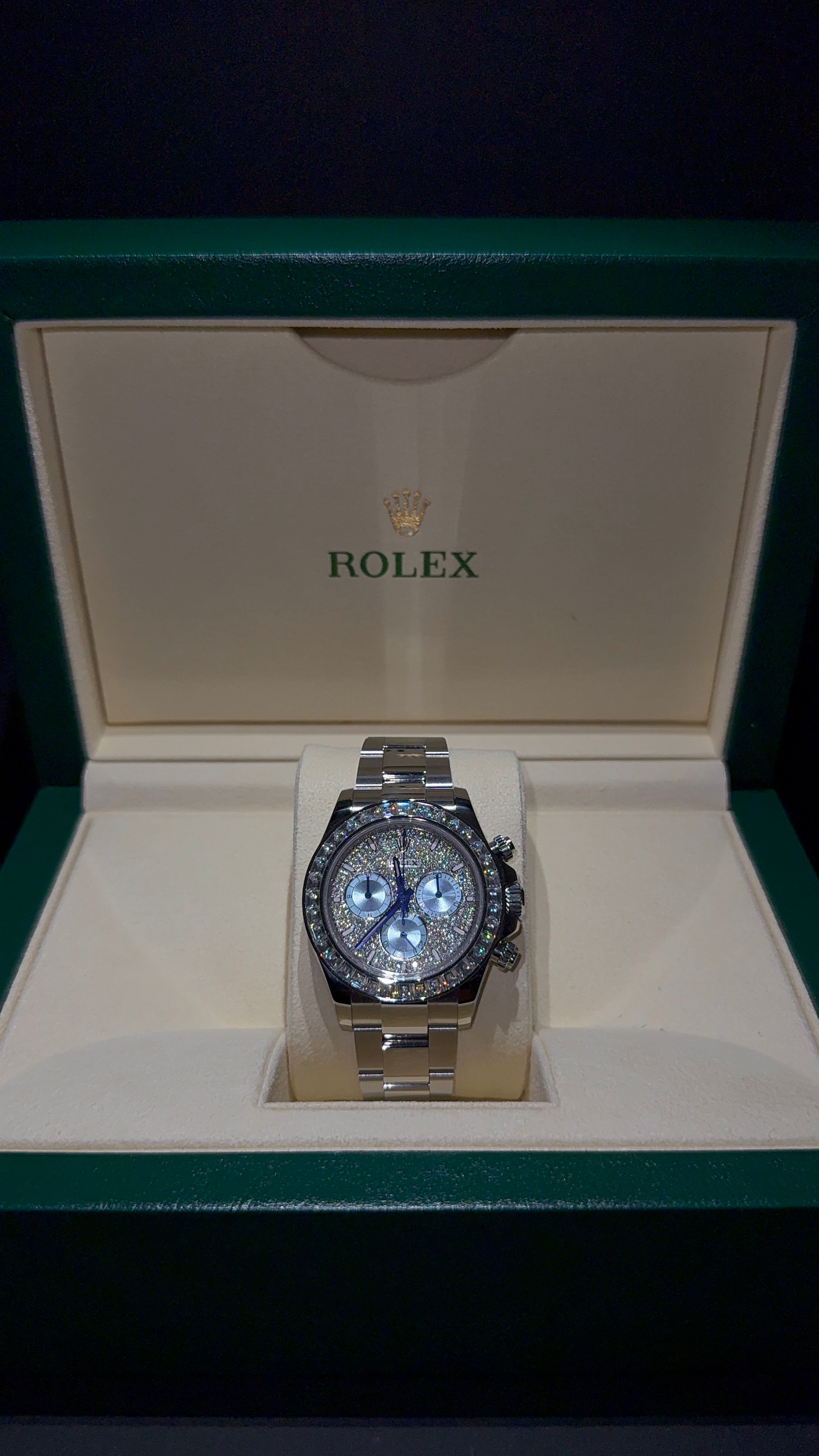 Iced Out Off Catalogue Platinum Daytona