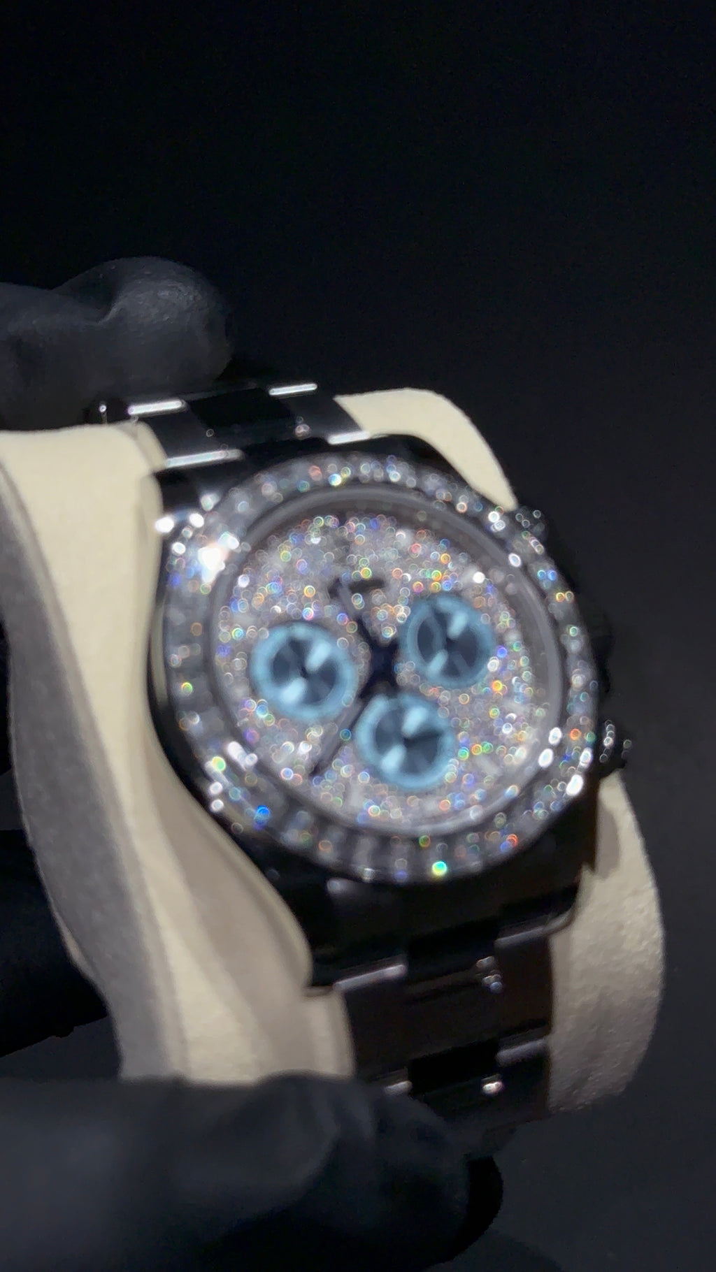 Iced Out Off Catalogue Platinum Daytona